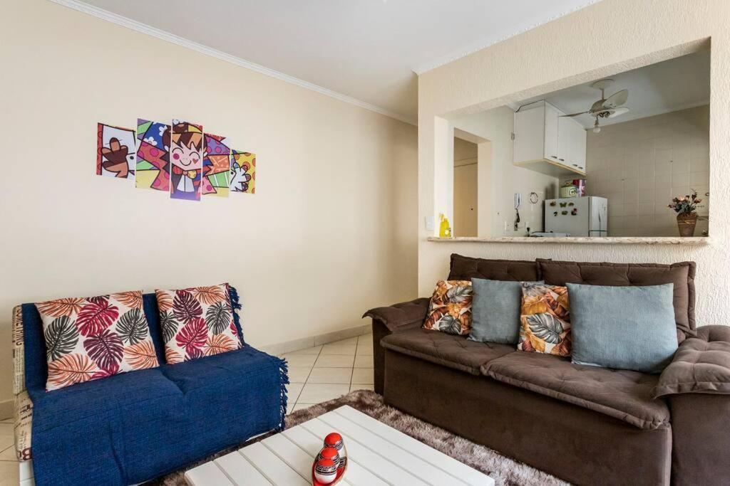 Apartamento Encantador No Guaruja, Praia Da Enseada - Apenas 600M Da Praia ! Dış mekan fotoğraf